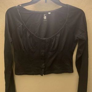 Me to we cropped long sleeve